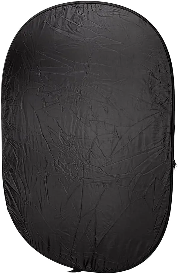Fotodiox 40x60in 5-in-1 Collapsible Reflector Panel with Bag for Photography and Video - Black, Gold, Silver, Translucent, and White Panel