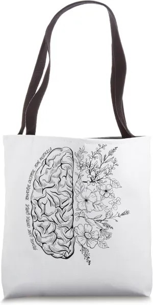 Frontal Lobe Central Gyrus Temporal Occipital Pons M Tote Bag
