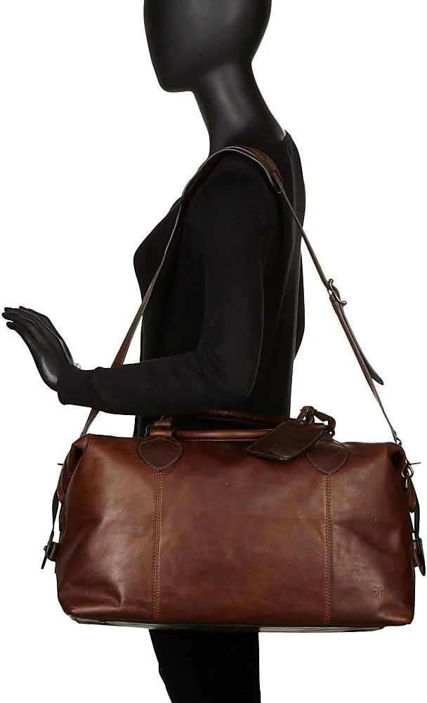 FRYE Men's Logan Overnight Duffle Bag, Cognac, One Size