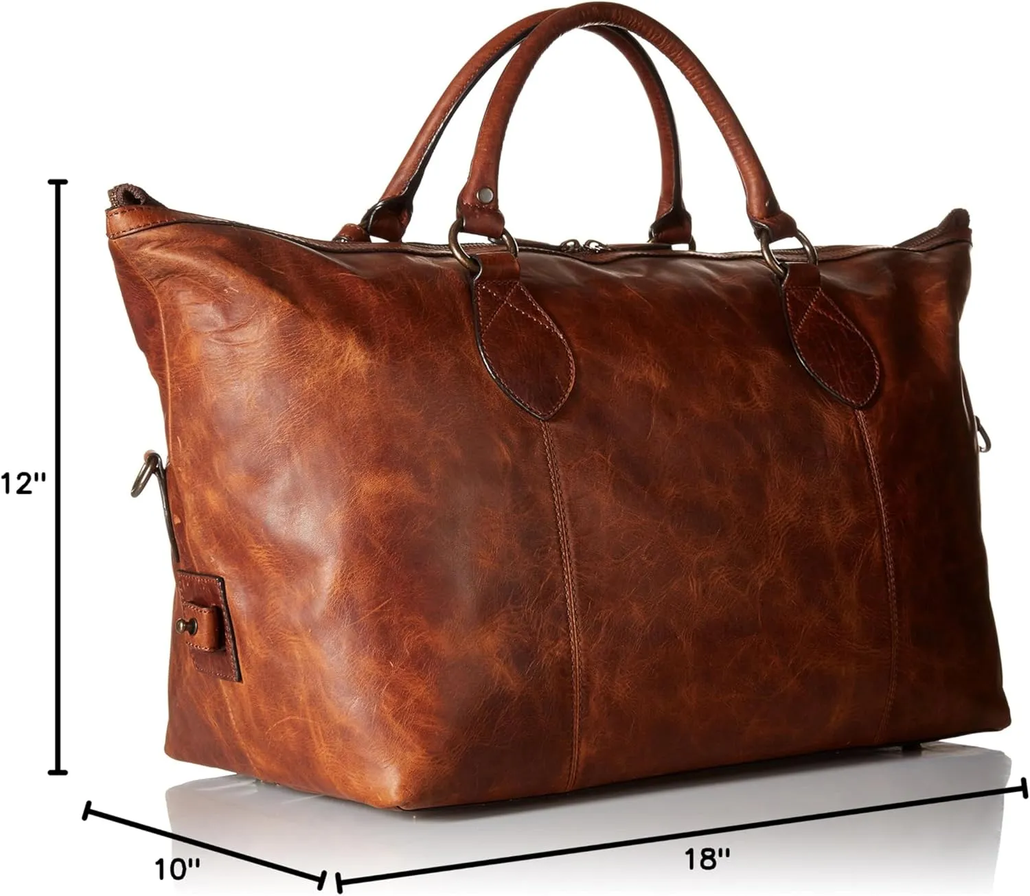 FRYE Men's Logan Overnight Duffle Bag, Cognac, One Size