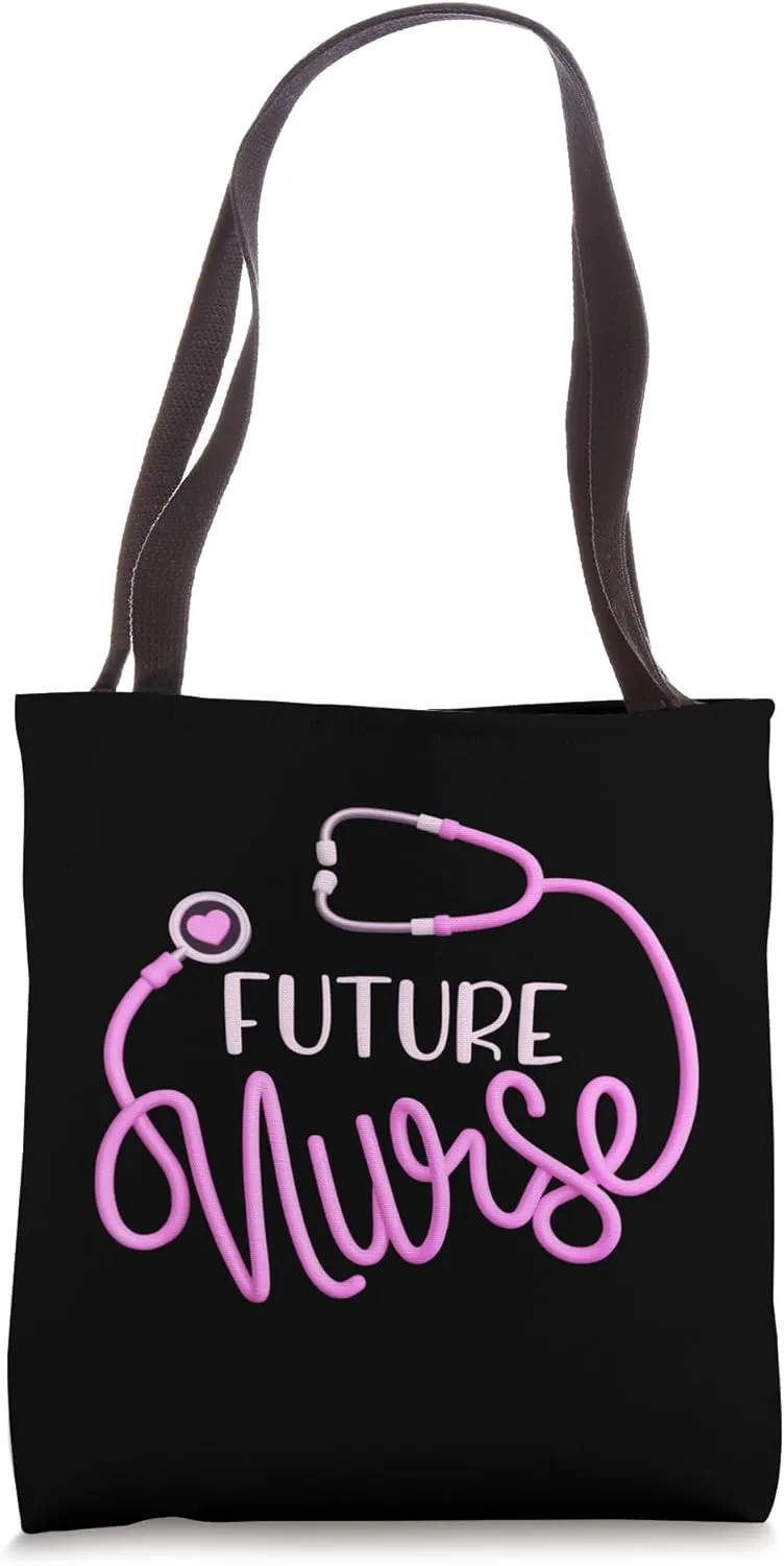 Future Nurse Nursing School Medical Healthcare Training Fun Tote Bag