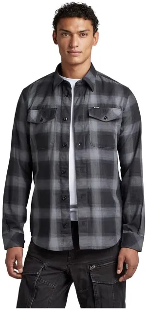 G-STAR Men's Marine Slim Fit Long Sleeve Shirt