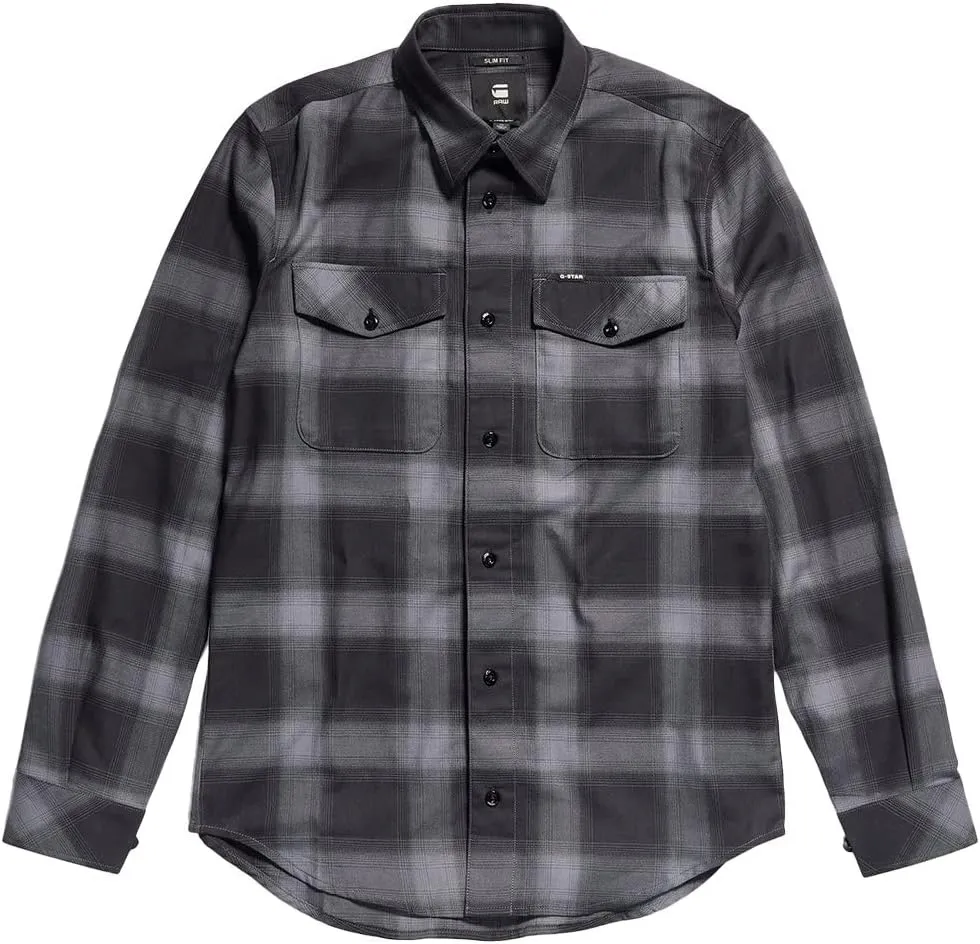 G-STAR Men's Marine Slim Fit Long Sleeve Shirt