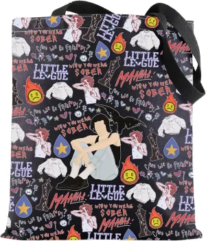 G2TUP Album Cosmetic Makeup Bag Gray Music Fans Gift Singer Lyrics Zipper Pouch Concert Tour Merch (Wish Y Were BL TG)