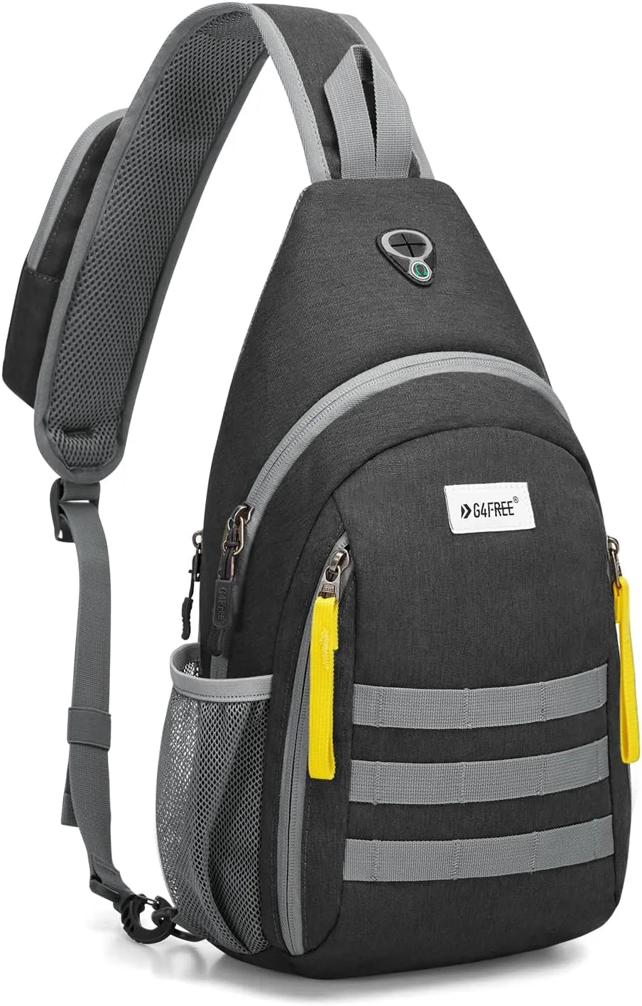 G4Free Sling Bag RFID Blocking Crossbody Backpack Travel Chest Bag Hiking Daypack for Women Men Outdoor Sports