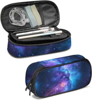 Galaxy Pencil Case, Cool Pencil Box for Boys Girls Kids, Large Capacity Pencil Pen Bag with Zipper, Multifunction Pencil Pouch for School Student Teen