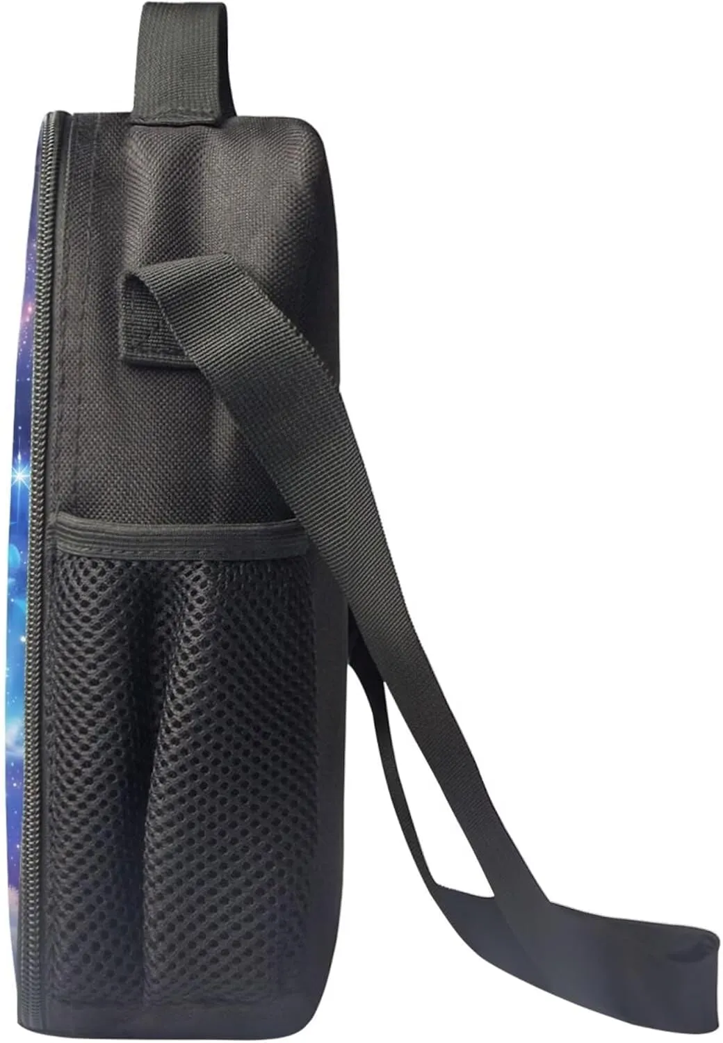 Galaxy Wolf Backpack for Boys 8-10/10-12 Middle School Bag Kids Bookbag With Lunch Box Pencil Case Set 3 In 1 Teens Backpacks 3Rd/4Th/5Th/6Th Grade Butterfly Flower Book Bags Purple