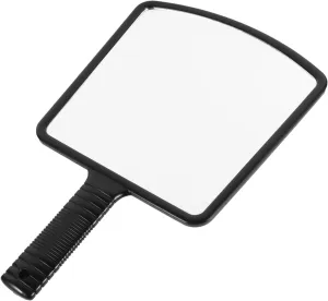 Gatuida Led Lighted Makeup Mirror Handle Mirror Square Beauty Salon Compact Portable for Women