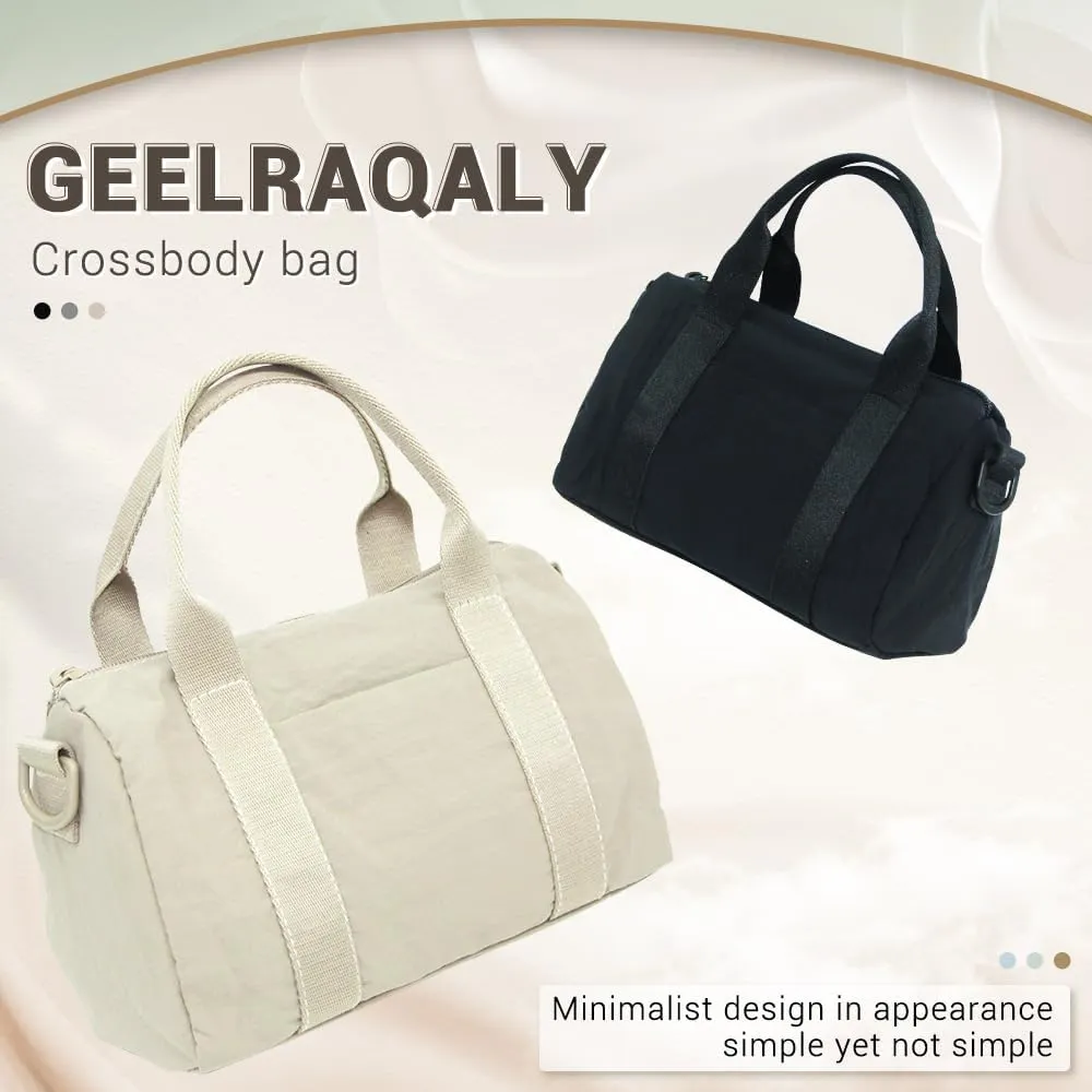 Geerlaqaly small gym bag,Women, Wrinkled Nylon, Daily Fitness sport, Swimming, Yoga, Handheld