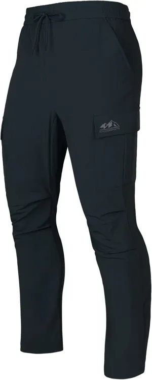 GEMYSE Men's Track Pants Lightweight Quick Dry Travel Fishing Joggers Running Workout Active Athletic Hiking Pants
