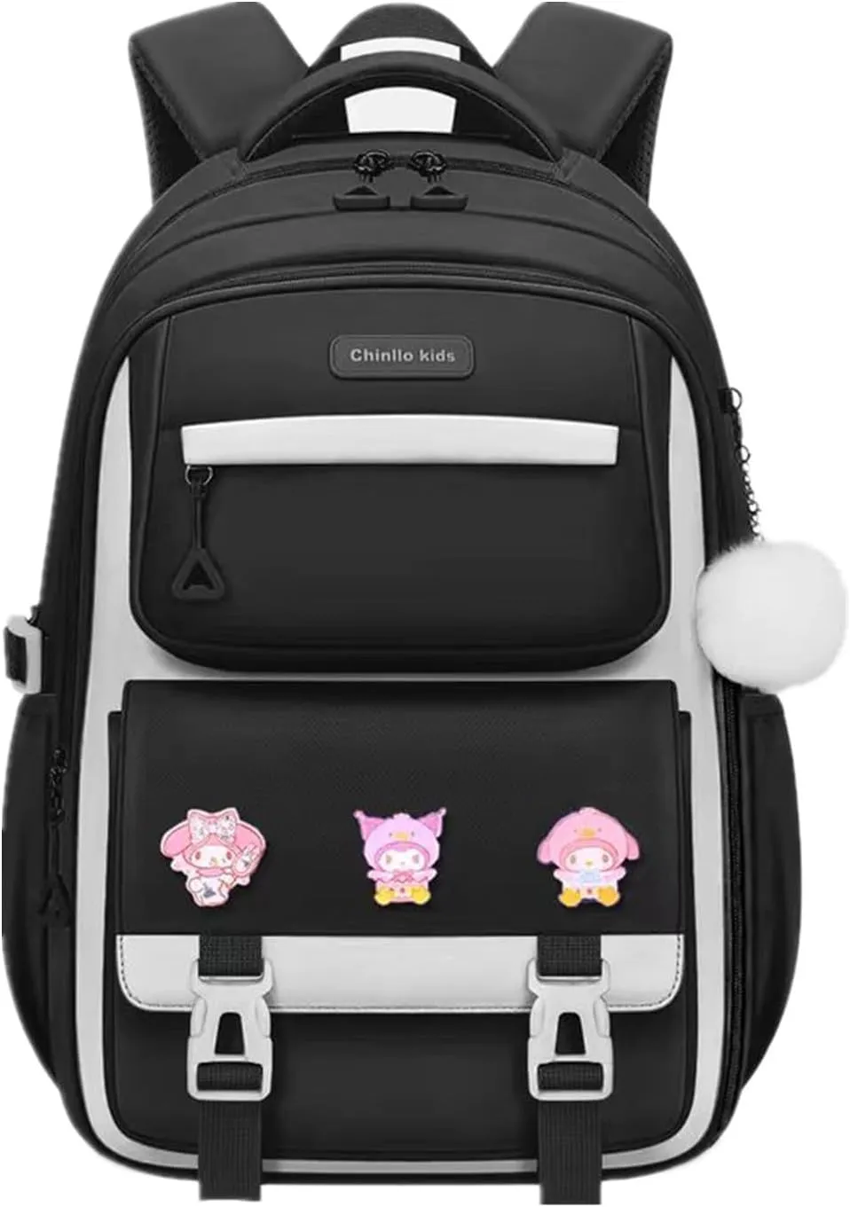 Girls Backpack,Kids Backpack for Teen Girls School Bookbag for Elementary Primary High School (Black)
