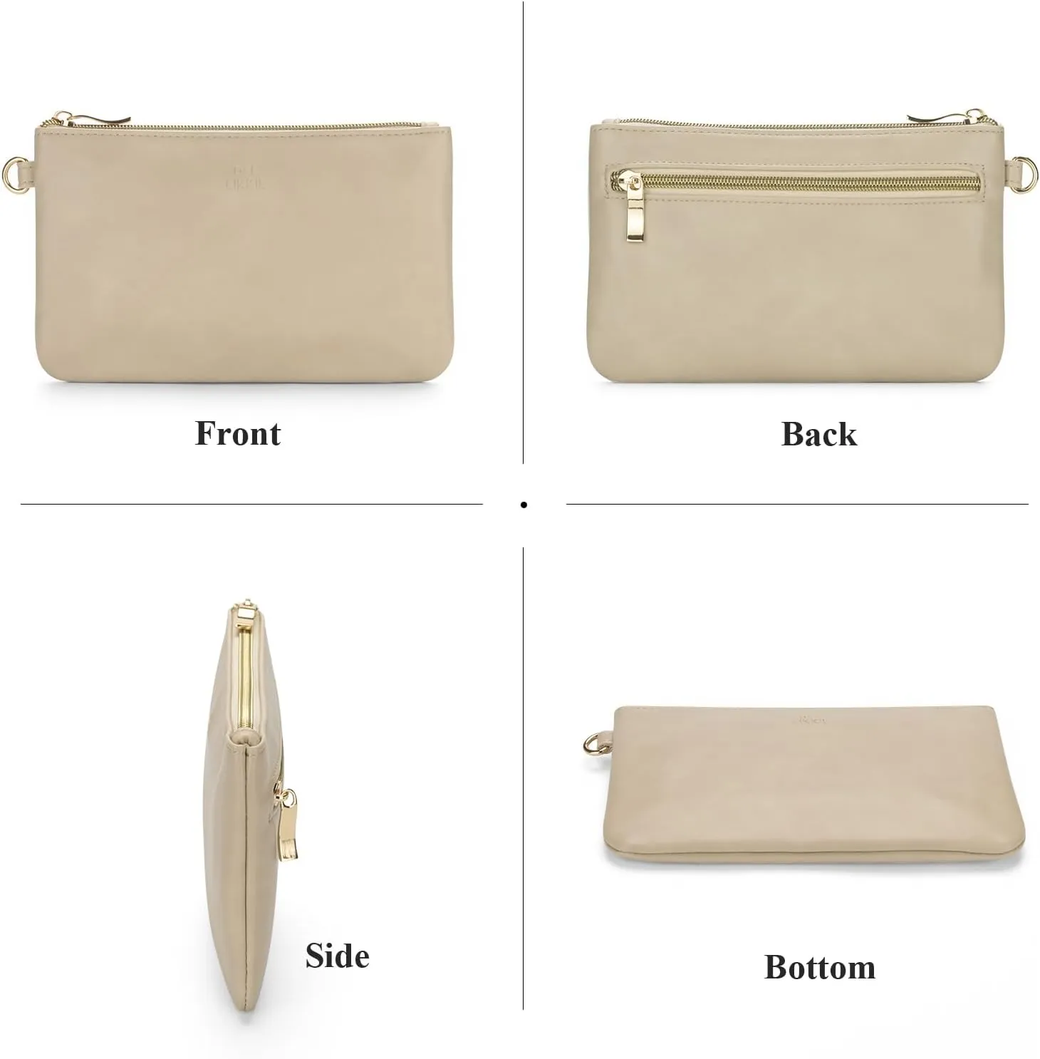 GM LIKKIE Wristlet Purse for Women, Evening Clutch Purse with strap for Party and Prom, Beach Bag for Summer