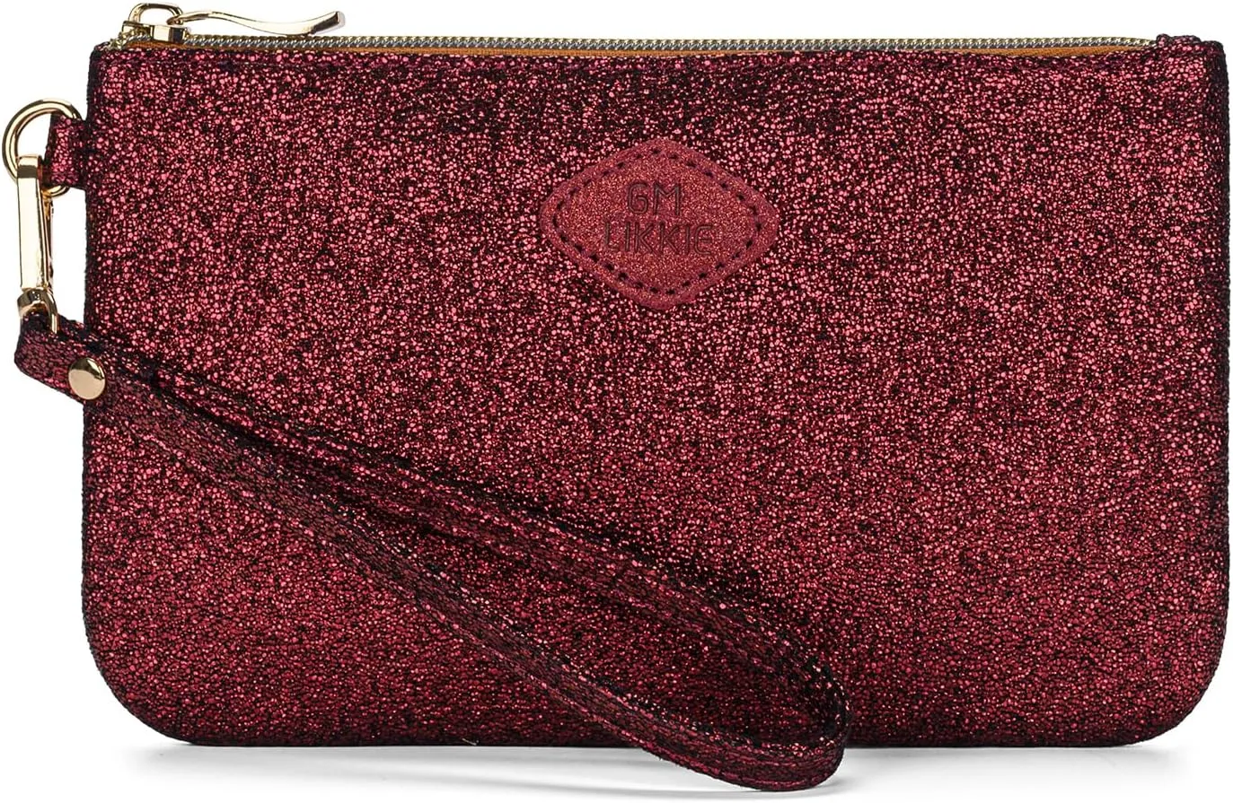 GM LIKKIE Wristlet Purse for Women, Evening Clutch Purse with strap for Party and Prom, Beach Bag for Summer