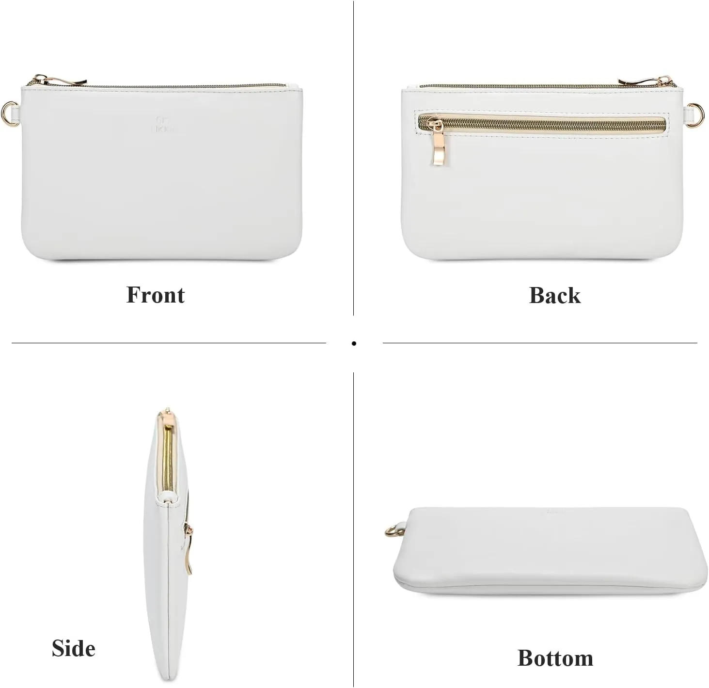 GM LIKKIE Wristlet Purse for Women, Evening Clutch Purse with strap for Party and Prom, Beach Bag for Summer