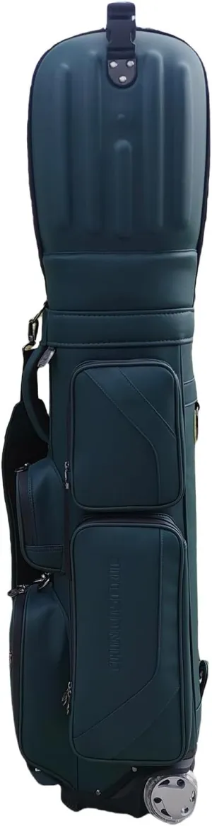 Golf Travel Bag - 8-Way Waterproof Organizer, BREE Fabric with Wheels & Multi-Functional Storage (Black/White/Blue/Green)
