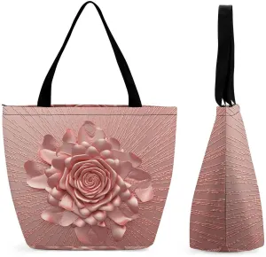Grocery Bag Reusable Tote Bag Foldable Steam Locomotive Train Shopping Bag Handbag Washable Shoulder Bag for Travel