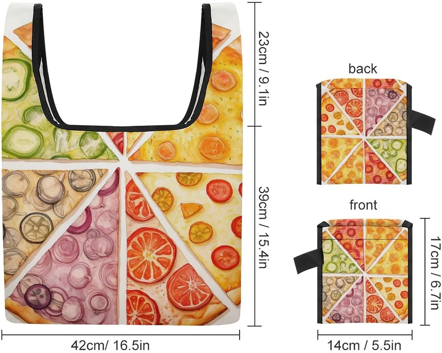 Grocery Bag Reusable Tote Bag Foldable Wild Elk Shopping Bag Handbag Washable Shoulder Bag for Travel