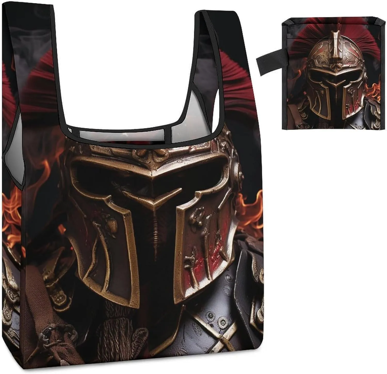 Grocery Bag Reusable Tote Bag Foldable Wild Elk Shopping Bag Handbag Washable Shoulder Bag for Travel