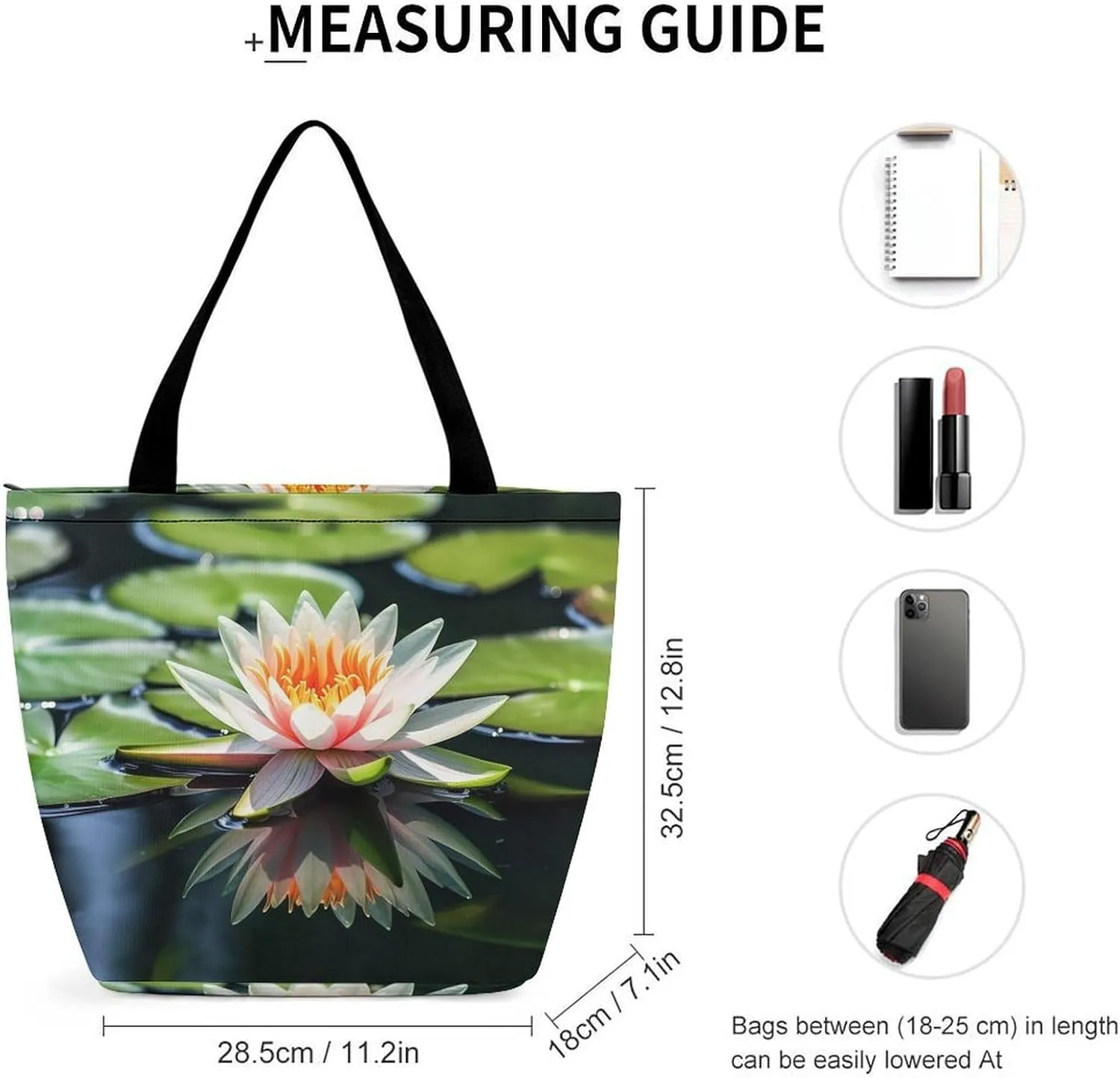 Grocery Bag Reusable Tote Bag Foldable Wolf Under Moon Shopping Bag Handbag Washable Shoulder Bag for Travel