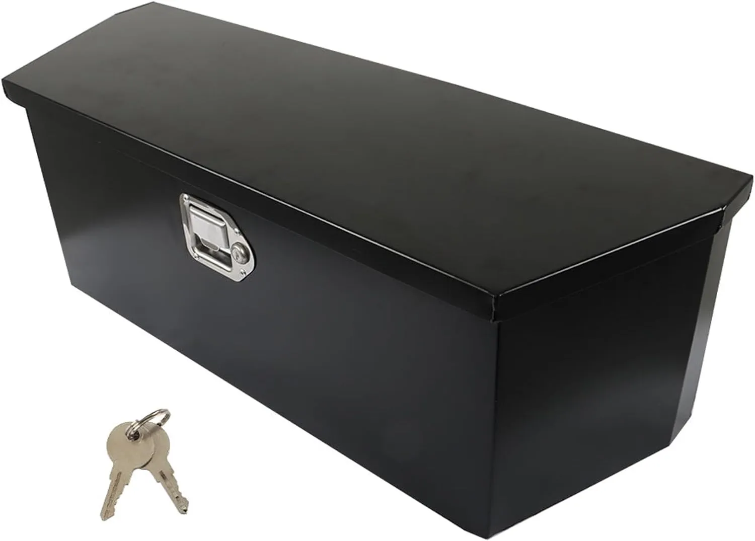 GXYWADY 35 Inch Steel Trailer Tongue Tool Box, Heavy Duty Utility Tool Storage Box 2.31cu.ft.