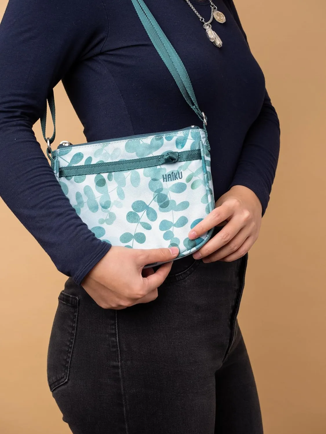 HAIKU Lark RFID Blocking Zippered Crossbody Travel Bag