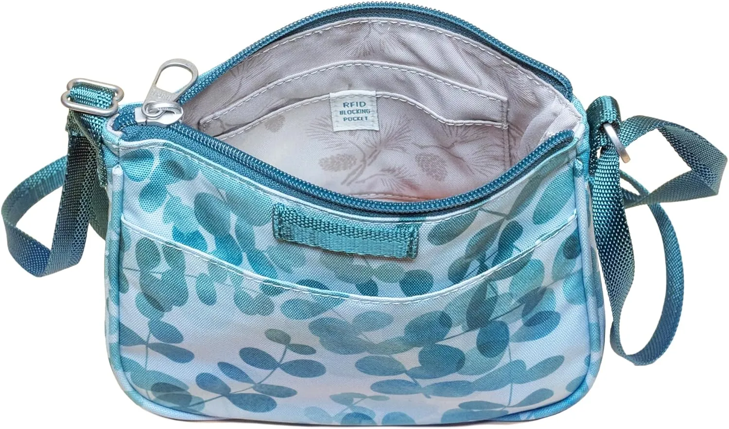 HAIKU Lark RFID Blocking Zippered Crossbody Travel Bag