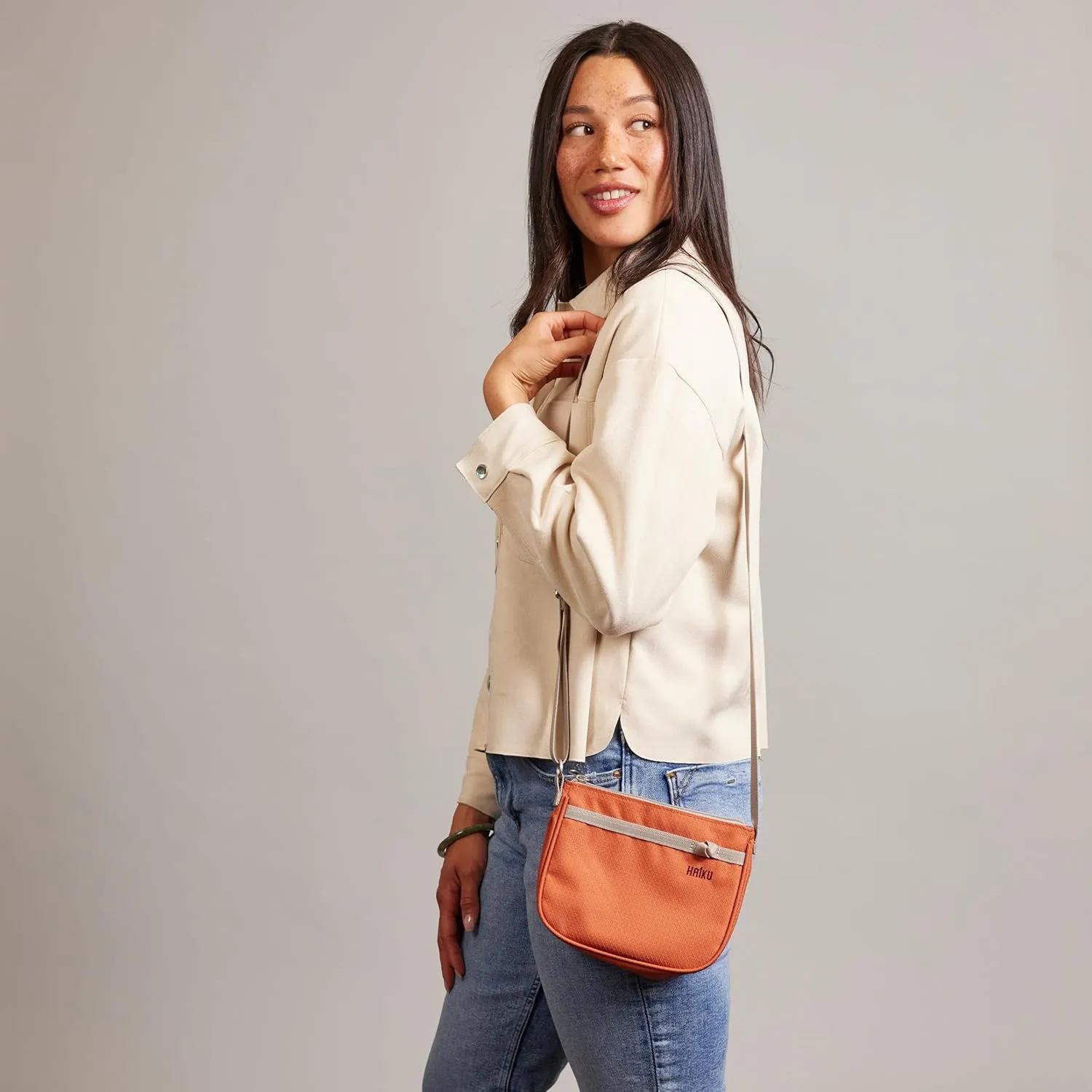 HAIKU Lark RFID Blocking Zippered Crossbody Travel Bag