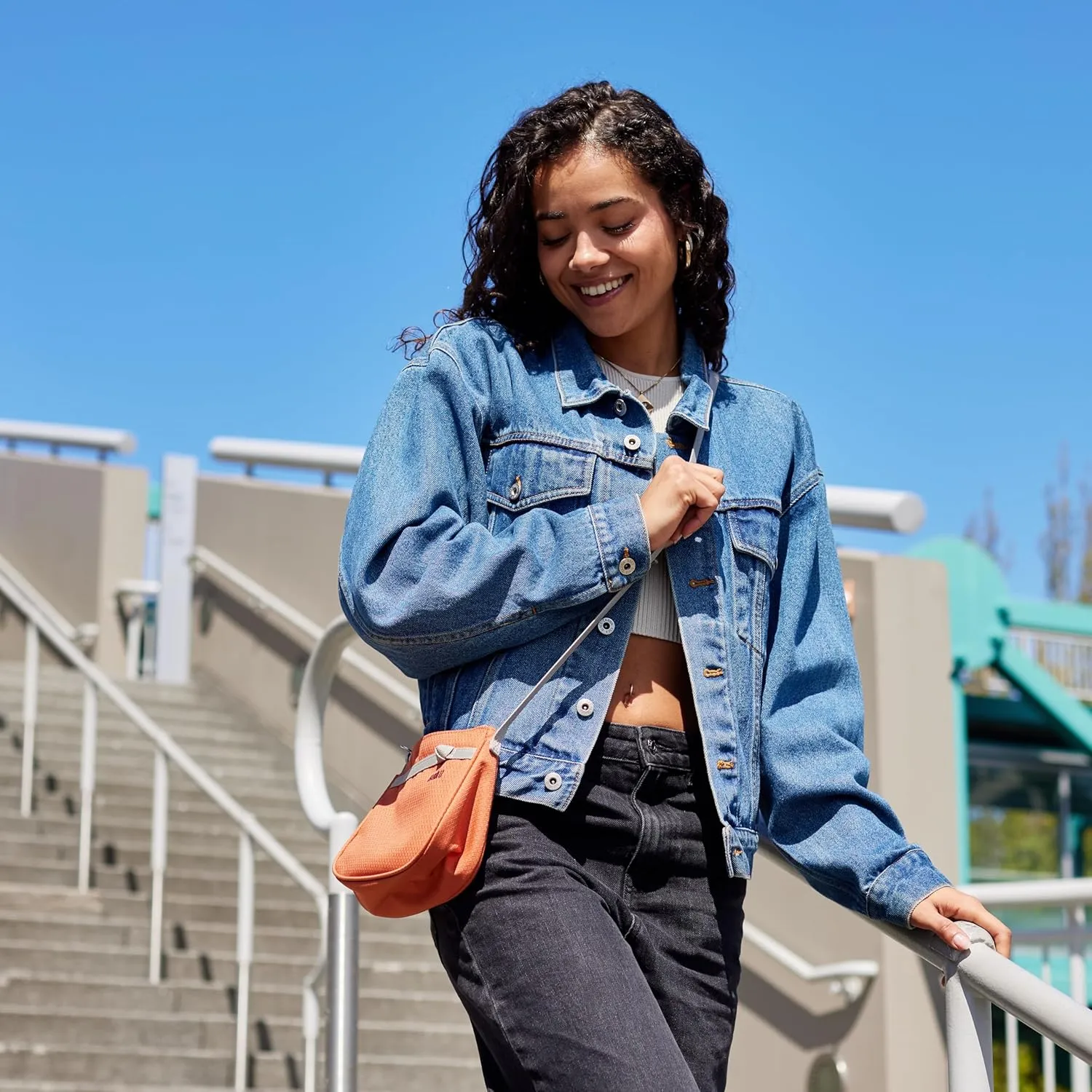 HAIKU Lark RFID Blocking Zippered Crossbody Travel Bag