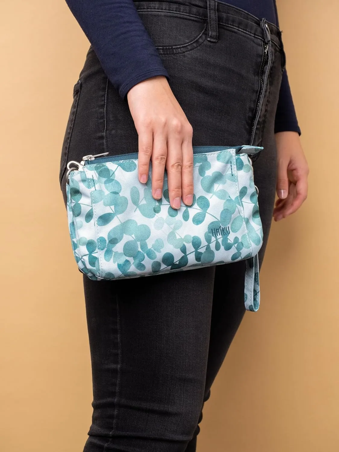 HAIKU Women's Small Stride Crossbody RFID Blocking Wristlet Wallet