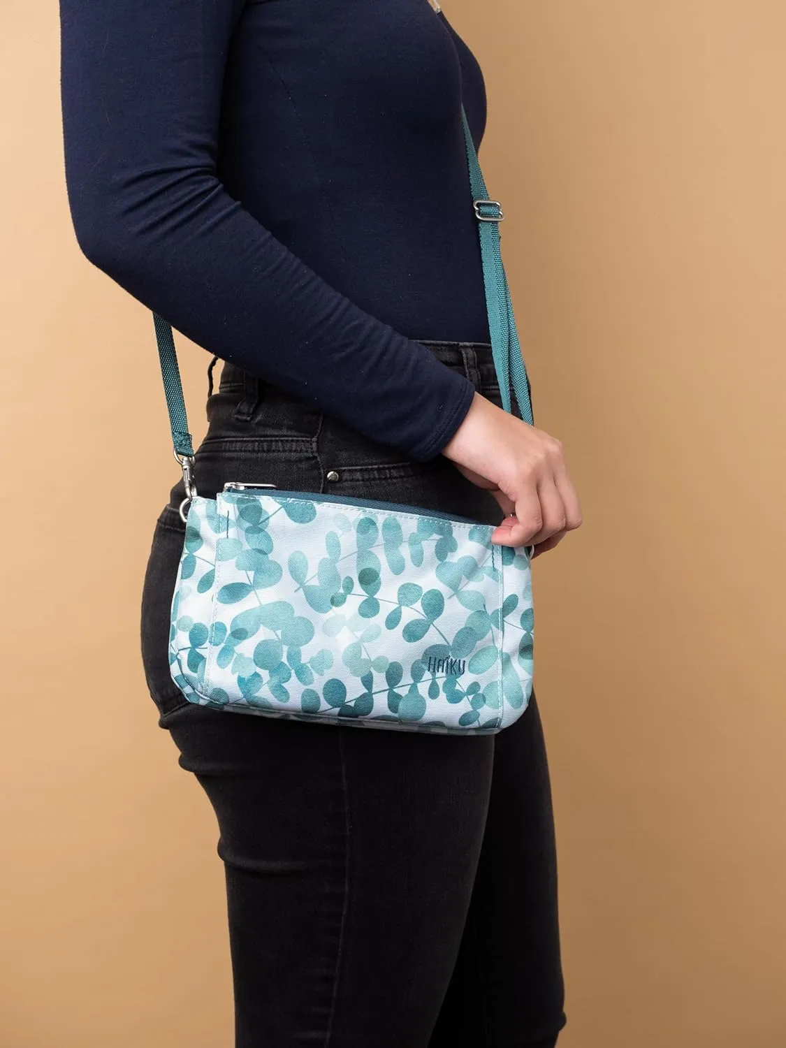HAIKU Women's Small Stride Crossbody RFID Blocking Wristlet Wallet