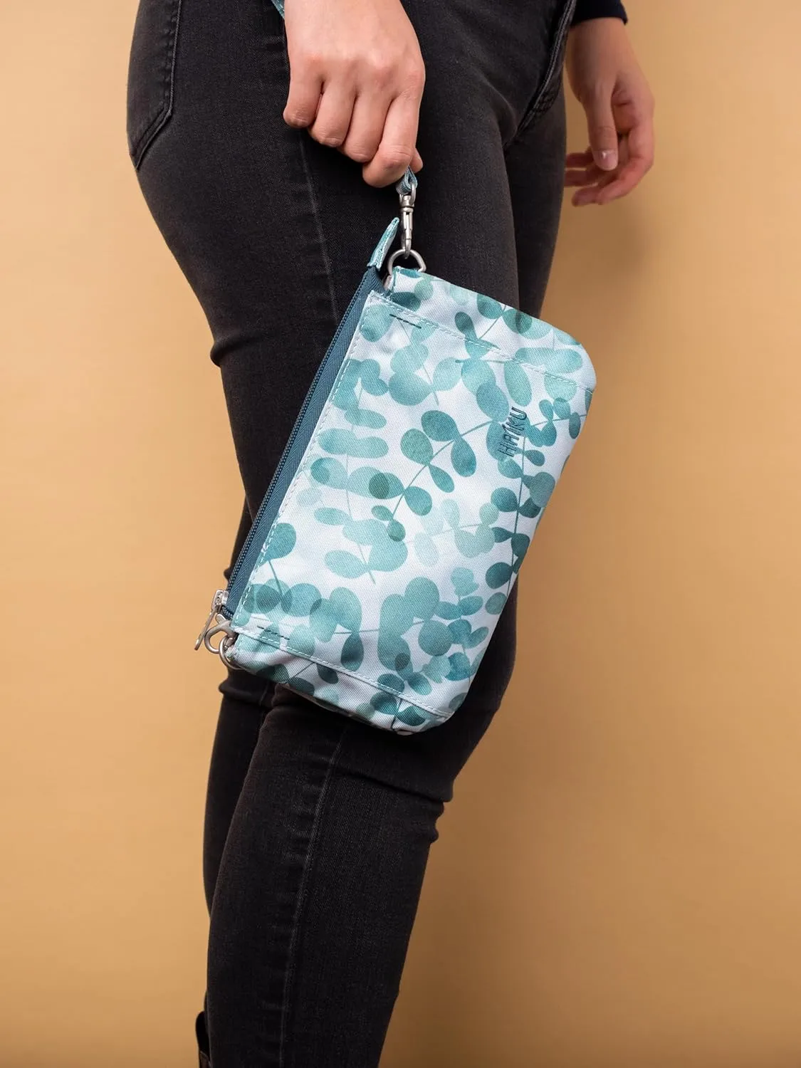 HAIKU Women's Small Stride Crossbody RFID Blocking Wristlet Wallet