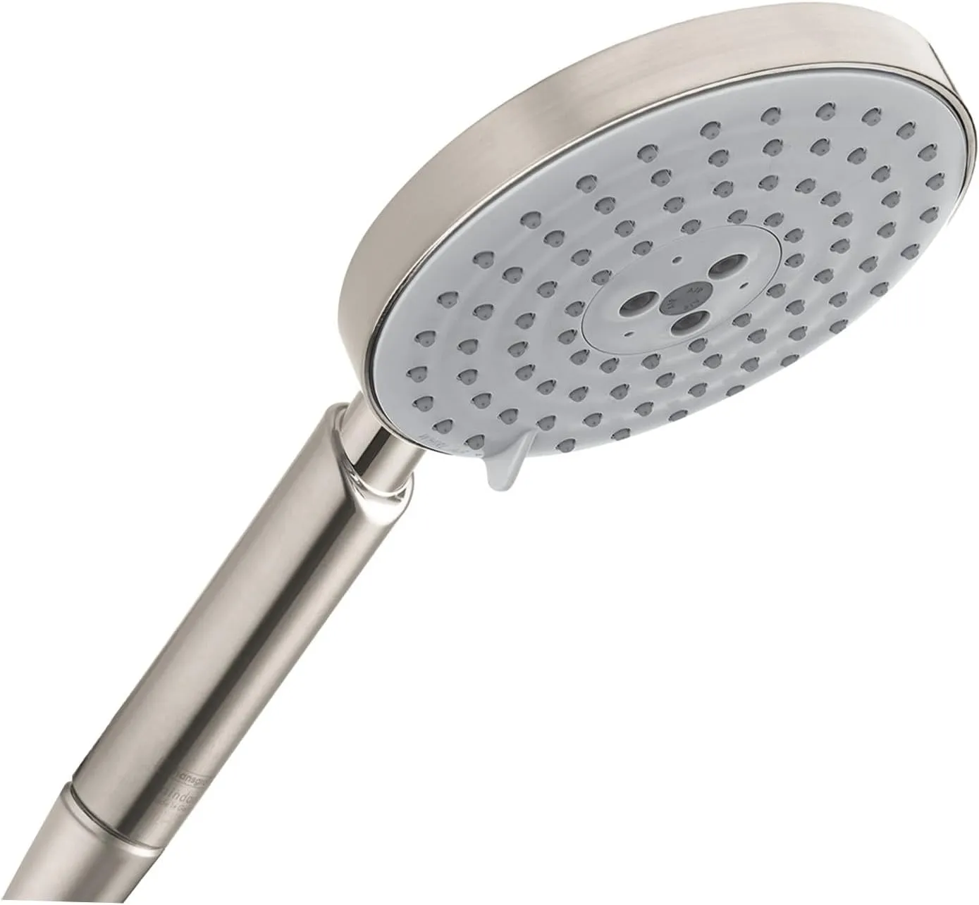hansgrohe Raindance S Easy Install 5-inch Handheld Shower Head Modern 3 RainAir, BalanceAir, Whirl 28519821, Brushed Nickel