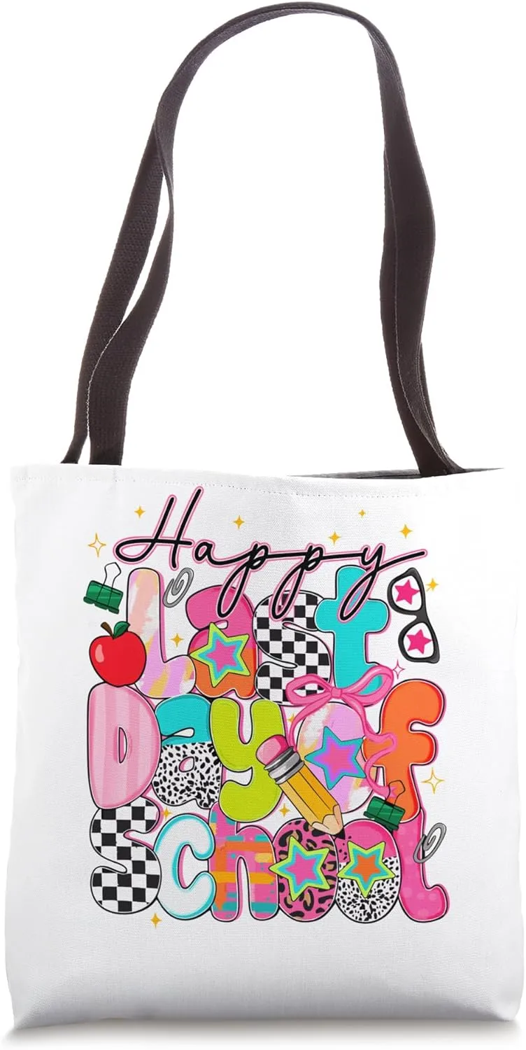 Happy Last Day Of School Teacher Students Women Summer Beak Tote Bag