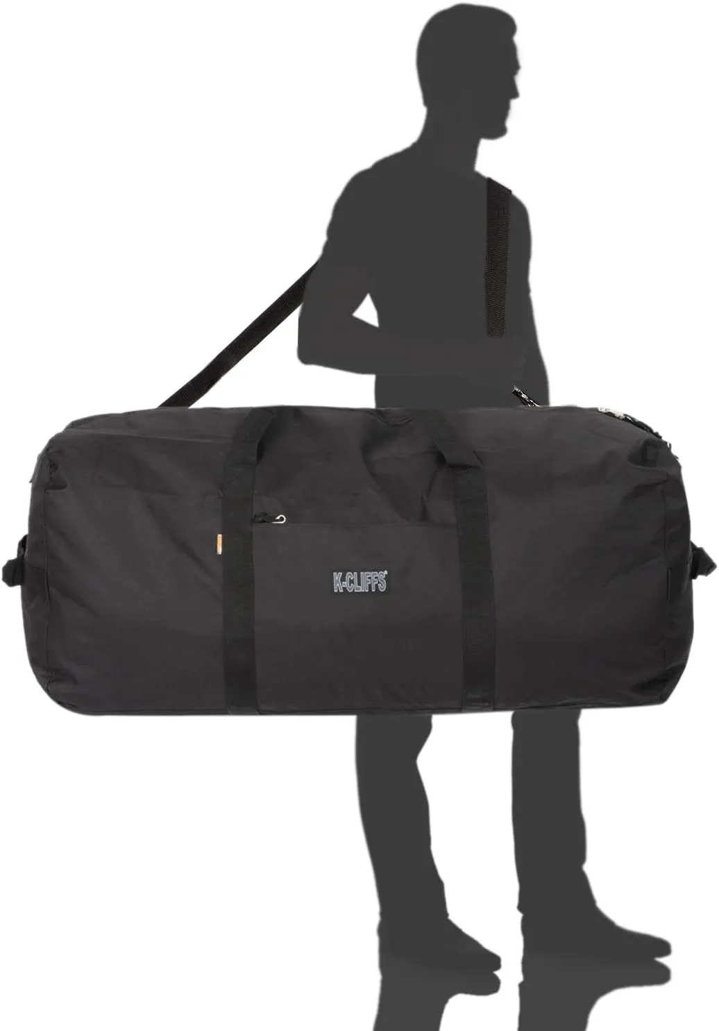 Heavy Duty Cargo Duffel Large Sport Gear Drum Set Equipment Hardware Travel Bag Rooftop Rack Bag (30" x 15" x 15", Navy)