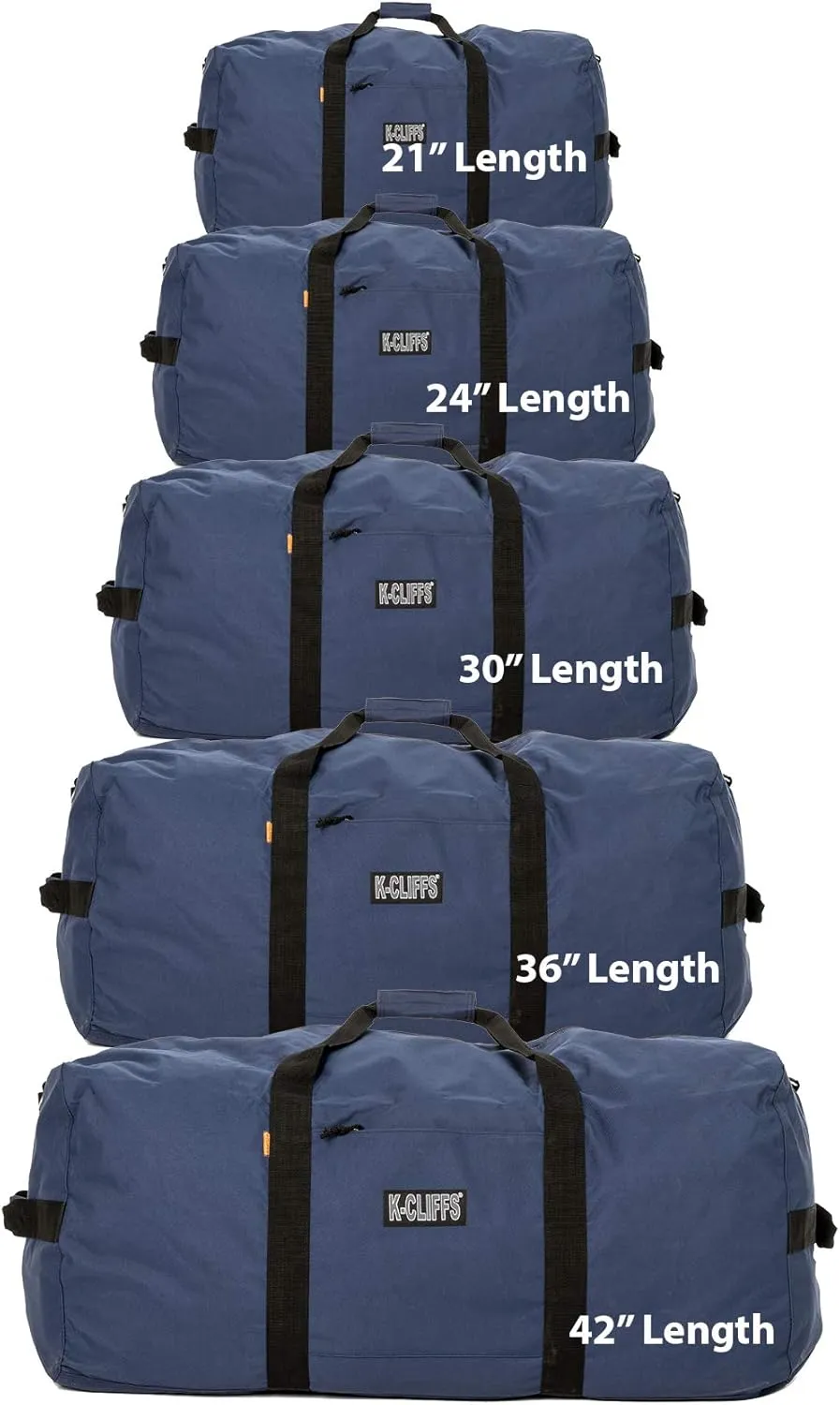 Heavy Duty Cargo Duffel Large Sport Gear Drum Set Equipment Hardware Travel Bag Rooftop Rack Bag (30" x 15" x 15", Navy)