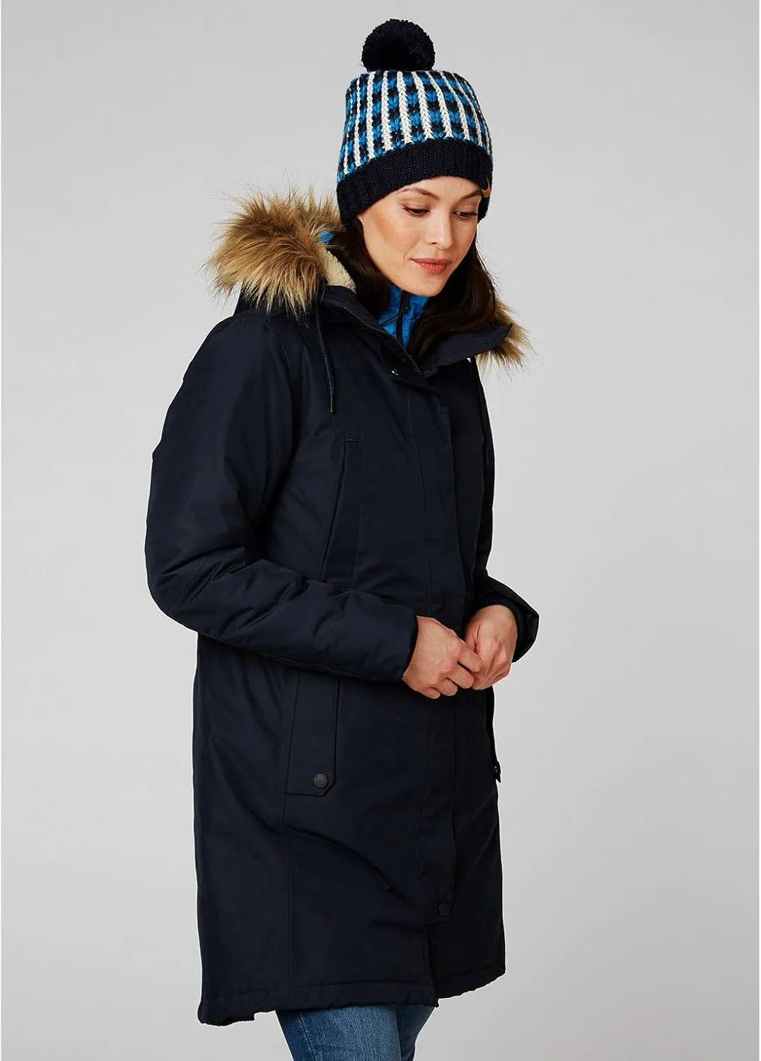 Helly-Hansen Womens Mayen Waterproof Breathable Parka Insulated Hooded Jacket
