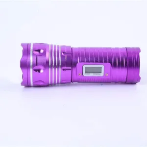 High-Powered Flashlight - Mid Size Zoomable Water Resistant Handheld Light with Modes - Best High Lumen Camping Outdoor Emergency Flashlights