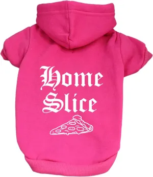 Home Slice Pullover Fleece Lined Dog Hoodie (Hooded Sweatshirt) Assorted Colors