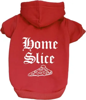 Home Slice Pullover Fleece Lined Dog Hoodie (Hooded Sweatshirt) Assorted Colors