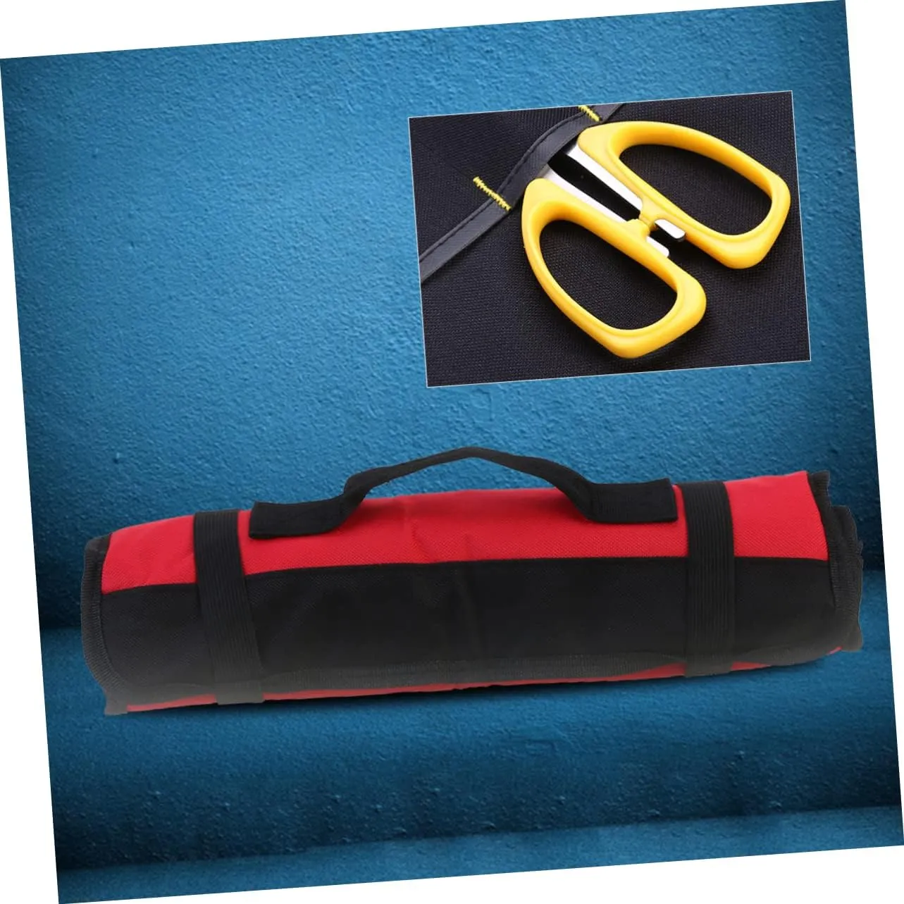 Homoyoyo Foldable Travel Bag Tool Roll up Pouch 22 Pockets Plier Screwdriver Spanner Oxford Cloth Portable