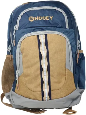 Hooey Ox Backpack Navy/Tan 21In X 13.5In X 8.5In