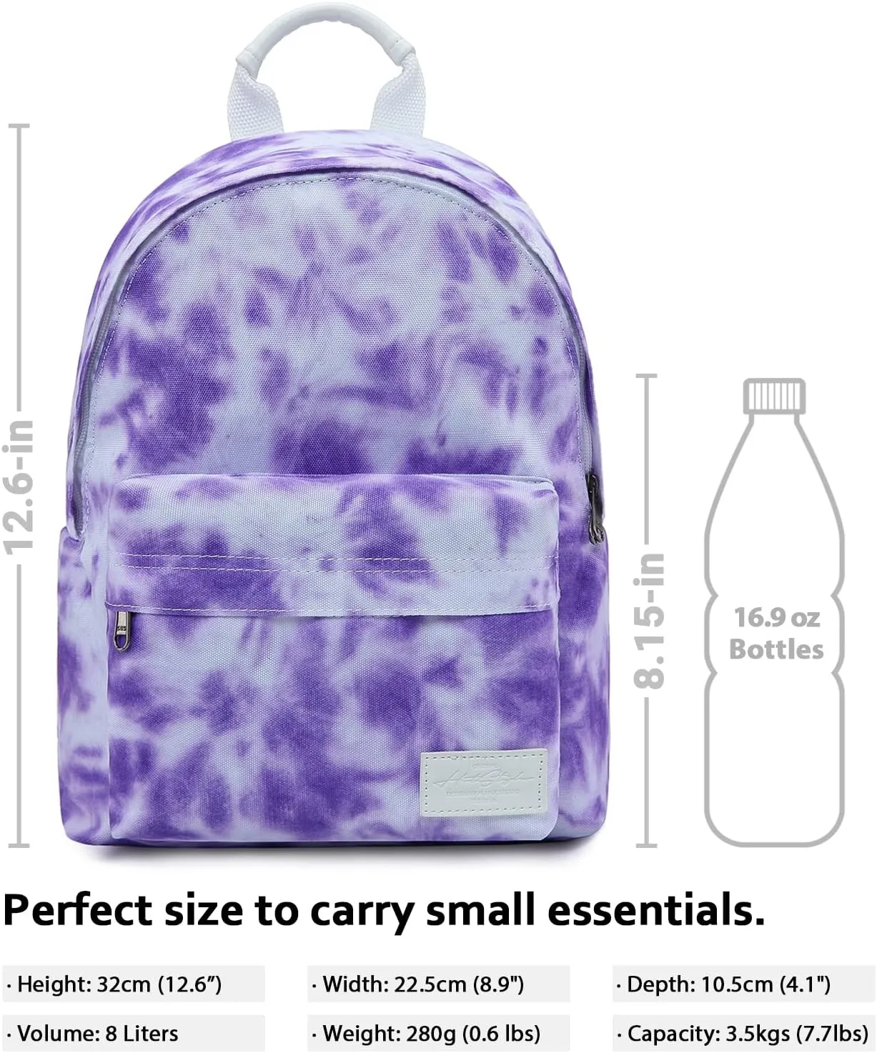 HotStyle SIMPLAY  Mini Backpack, Multiple Colors and Patterns, 8 Litres