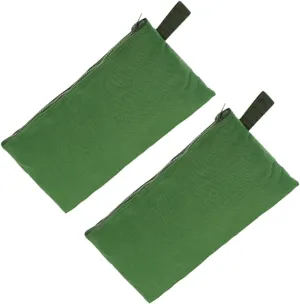 Household Tool Kit 2pcs Canvas Tool Bags Small Tool Pouch for Repairman Zipper Closure Easy Storage