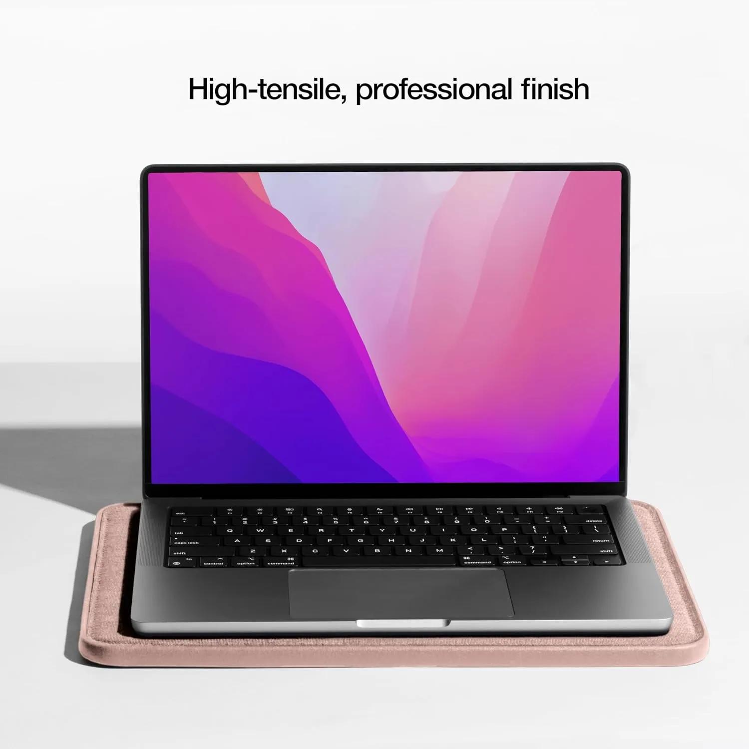 Incase ICON Sleeve with Woolenex - MacBook Pro 14 inch Case - 2024, 2023, 2022, 2021, M4, M3, M2, M1 - Fitted MacBook Case, Laptop Sleeve, Hard Cover, Durable, Lightweight - Blush Pink