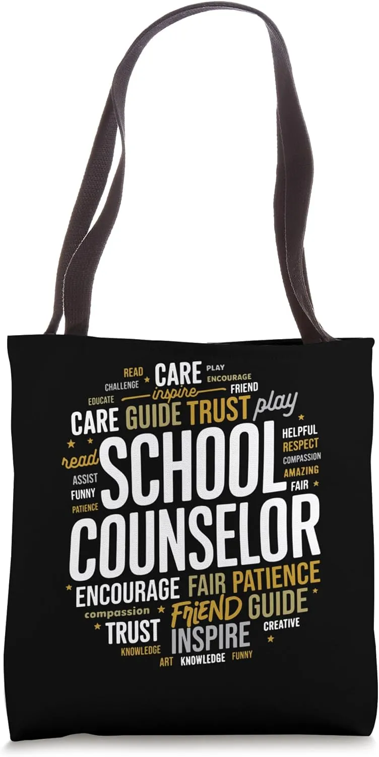 Inspire Educate Encourage School Counselors for Students Tote Bag