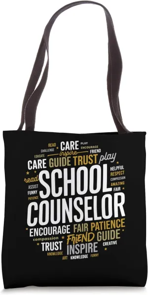 Inspire Educate Encourage School Counselors for Students Tote Bag