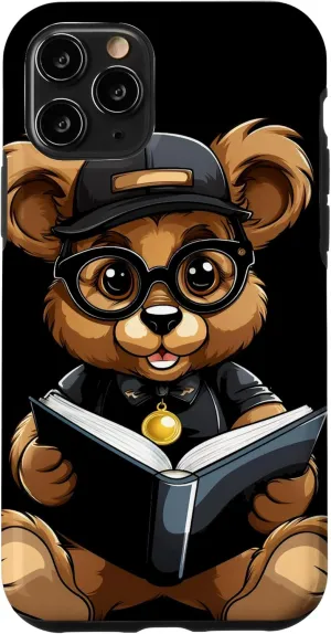 iPhone 11 Pro Marmot Bookbook Funny Bookworm Librarian Reader Kids Case