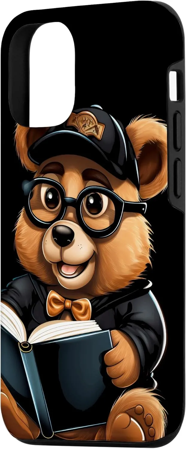 iPhone 14 Pro Marmot Bookbook Funny Bookworm Librarian Reader Kids Case