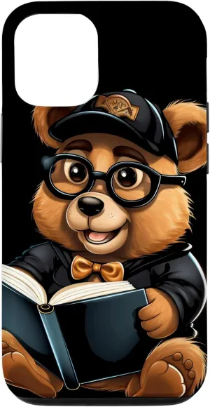 iPhone 14 Pro Marmot Bookbook Funny Bookworm Librarian Reader Kids Case