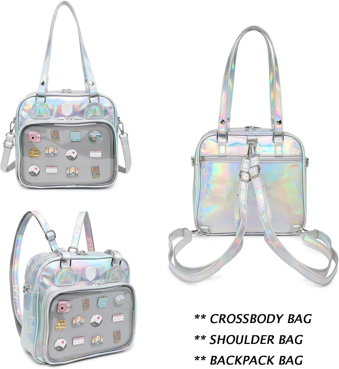 Ita Bag Multi-Purpose Backpack Crossbody Bag Messenger Shoulder Bags for Anime Display
